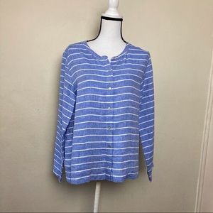 C&C California 100% Linen Button Up  Long Sleeve Shirt